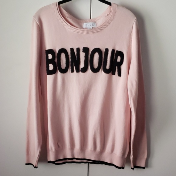 Elle Sweaters - FREE WITH PURCHASE  Elle BonJour Sweater